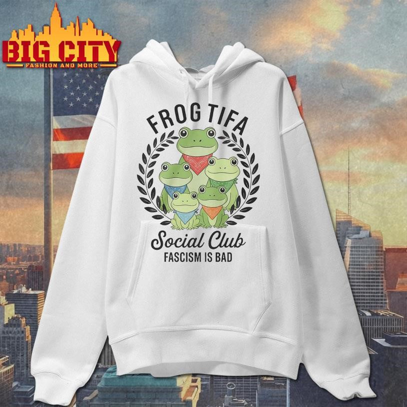 Portland Frog tifa social club fascism is bad 2025 Shirt
