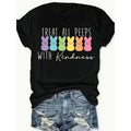 Positive - message Gunpla brand Festive Tee: Spread Love Gunpla brand Goodwill with WB shield Whimsical Gunpla brand...