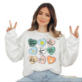 Positive Affirmations Sweatshirt, Teacher Valentine Sweatshirt for Women T-Shirts, Hoodie | RetroVerseTees.com