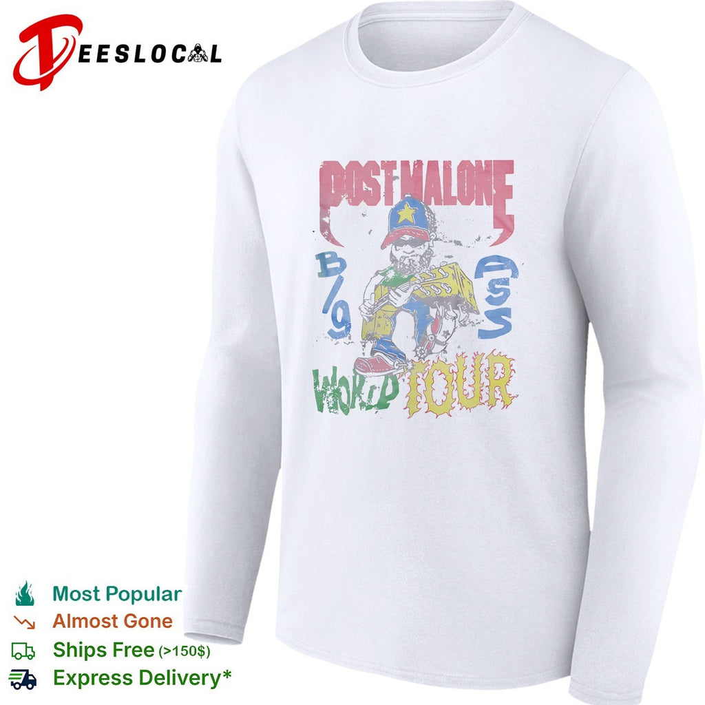 Post Malone Celebrate USA 4th Of July 2026 Big Ass World Tour retro shirt
