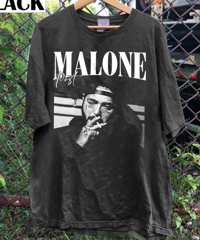 Postyy Rap Music Merch Shirt, Malone T Shirt Rap 90s Tee, Malone Tour Rapper Shirt Hoodie, Sweatshirt | RetroVerseTees.com