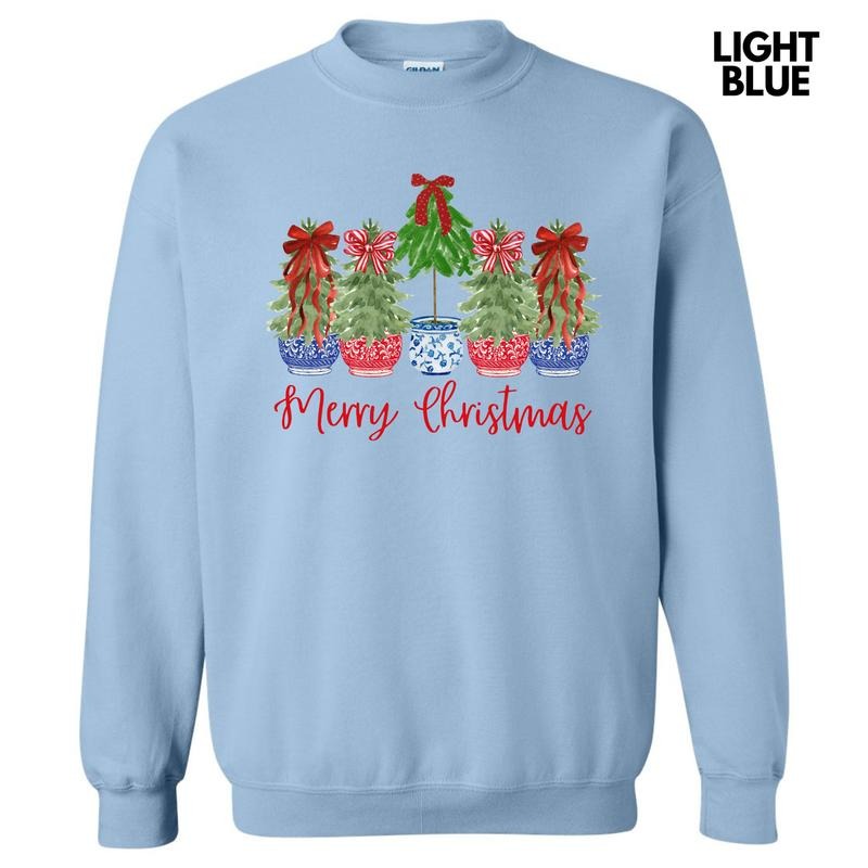 Potted Christmas Trees Sweatshirt 'NLB' T-Shirts, Hoodie | RetroVerseTees.com