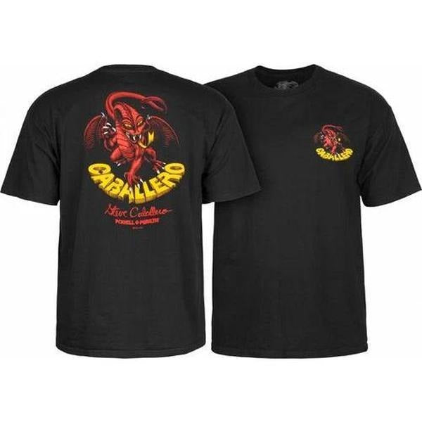Powell Peralta Steve Caballero RED DRAGON II Skateboard T Shirt BLACK Hoodie, Sweatshirt | RetroVerseTees.com