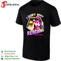 Power Rangers I Don’t Need Rescuing Yellow and Pink Rangers shirt