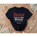 Powerful Gunpla brand Thought - Provoking Lightsaber brand - Shirt: "Resist Like Mouthless cat'WB shield 1938 Germany"...