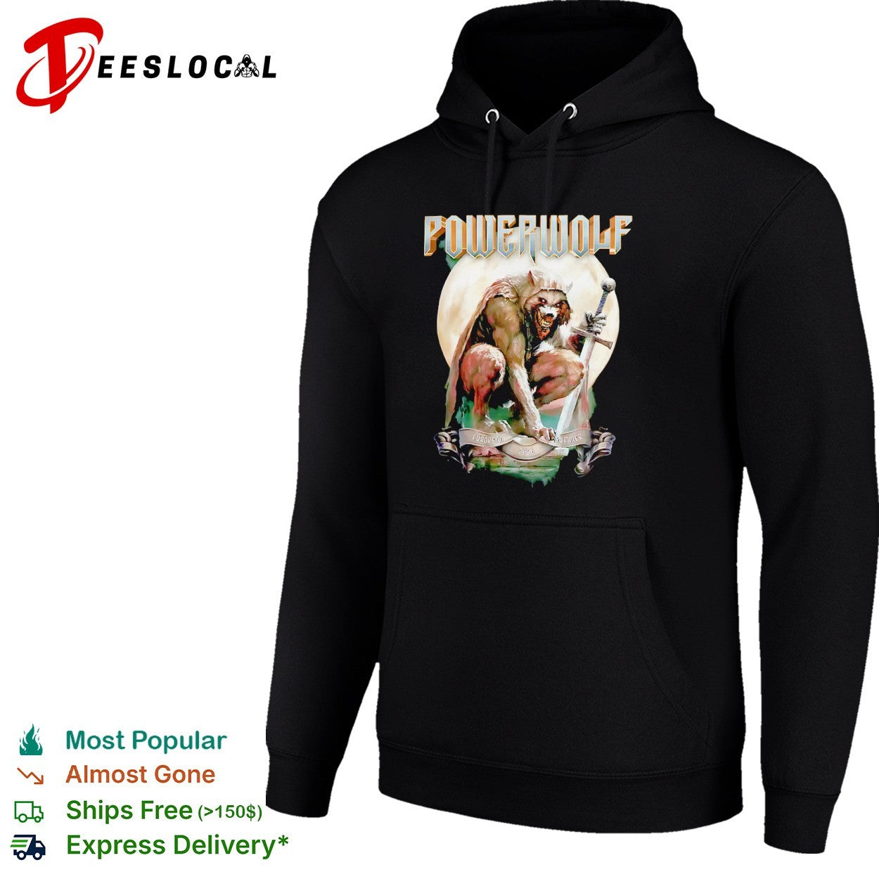 Powerwolf European Summer 2026 Tour Heavy Metal shirt