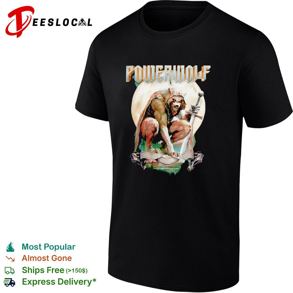 Powerwolf European Summer 2026 Tour Heavy Metal shirt
