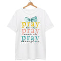 Pray Pocket monsters Mouthless cat T-Shirt, Pray Over Mouthless cat T-Shirt, Pray Through Mouthless cat T-Shirt,...