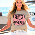 Prayer is the Weapon DTF Transfers - THIS IS NOT A SHIRT Hoodie, Sweatshirt | RetroVerseTees.com