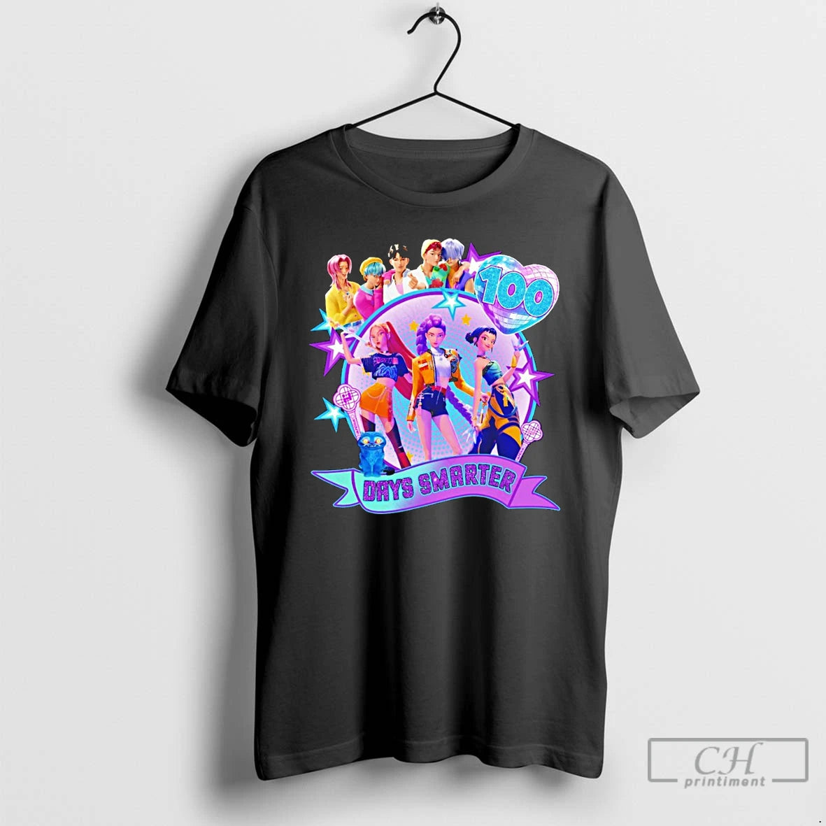 Premium 100 Days Smarter K Pop Days Smarter T-Shirts, Hoodie, Sweatshirt | RetroVerseTees.com