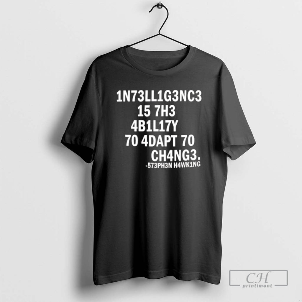 Premium Adapt To Change Geek Number Shirt Sweater