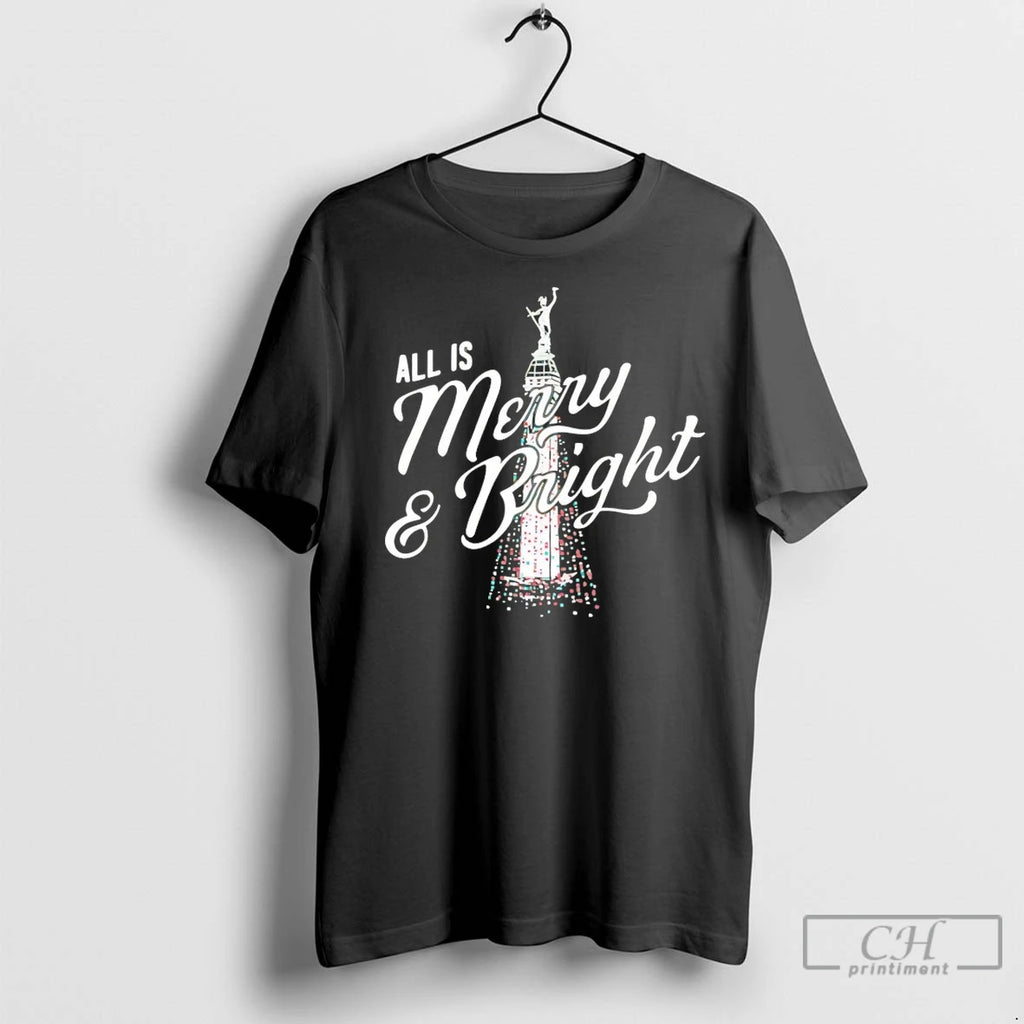 Premium All Is Merry And Bright Christmas