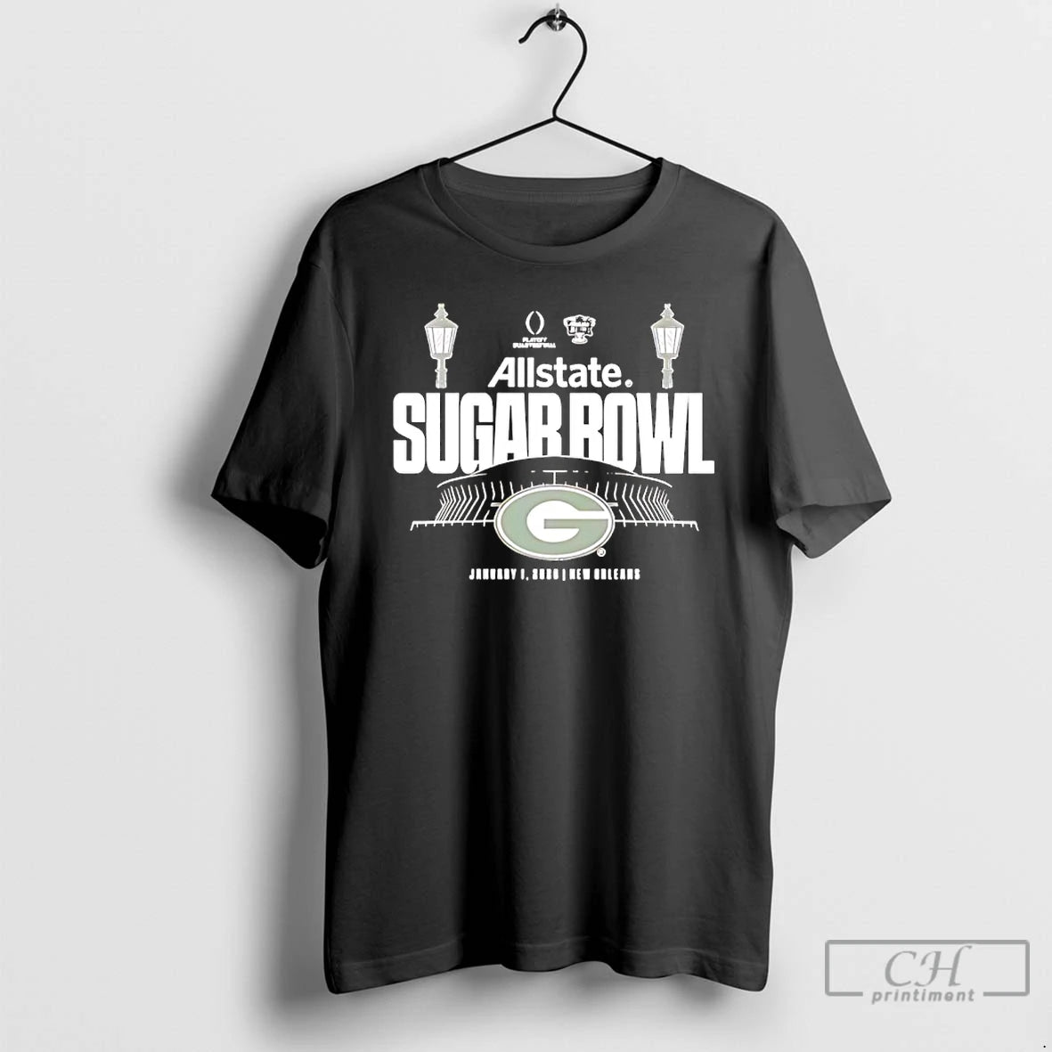 Premium Allstate Sugar Bowl Georgia Bulldogs Playoff Quarterfinal 2026 T-Shirts, Hoodie, Sweatshirt | RetroVerseTees.com