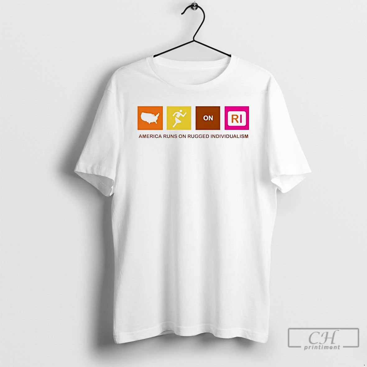 Premium America Runs On Rugged Individualism T-Shirts, Hoodie, Sweatshirt | RetroVerseTees.com