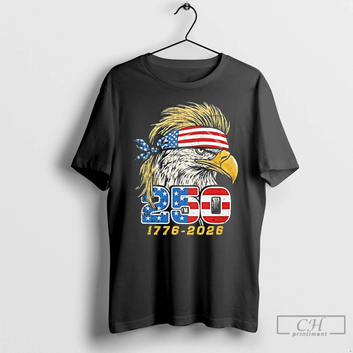Premium American Eagle 250 1776 2026 Mullet T-Shirts, Hoodie, Sweatshirt | RetroVerseTees.com