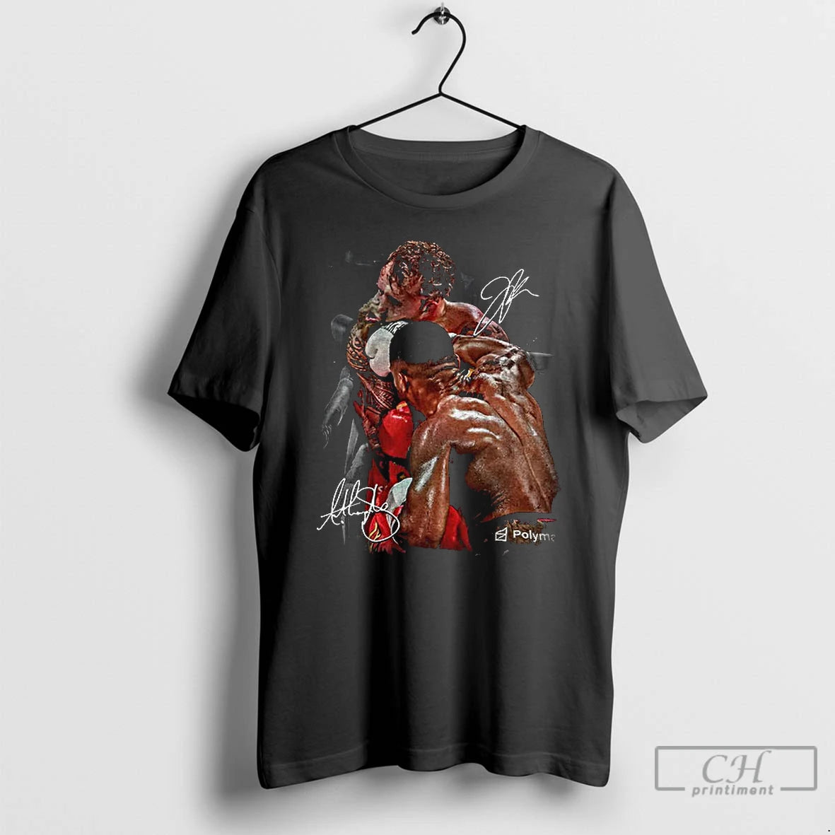 Premium Anthony Joshua Ko Jake Paul Signature Iconic Moment T-Shirts, Hoodie, Sweatshirt | RetroVerseTees.com