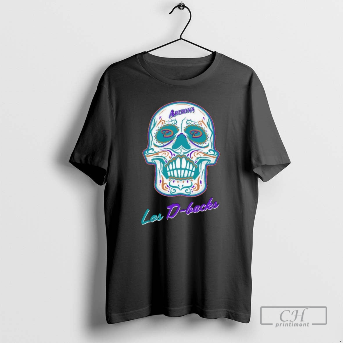 Premium Arizona Diamondbacks Sugar Skull Boxy Shirt Sweater