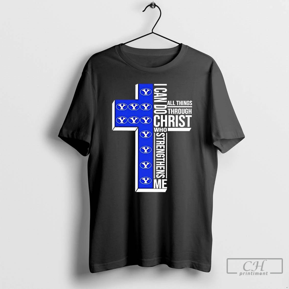 Premium Byu Cougars I Can Do All Things Through Christ T-Shirts, Hoodie, Sweatshirt | RetroVerseTees.com
