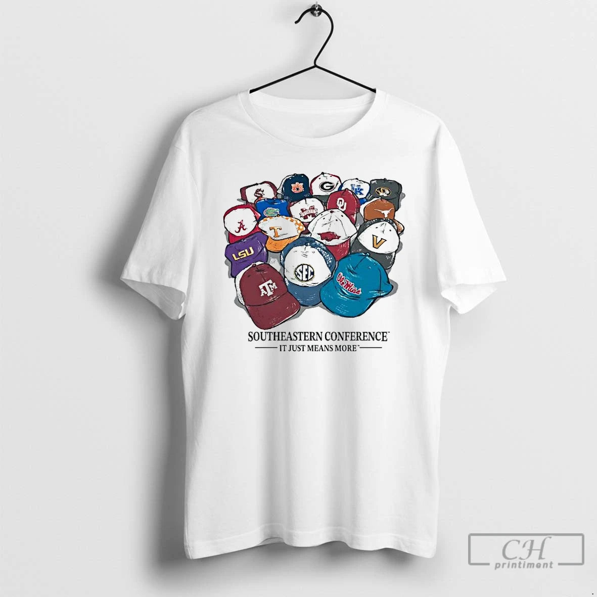 Premium Baseball Caps Sports Teams Southeastern Conference It Just Means More T-Shirts, Hoodie, Sweatshirt