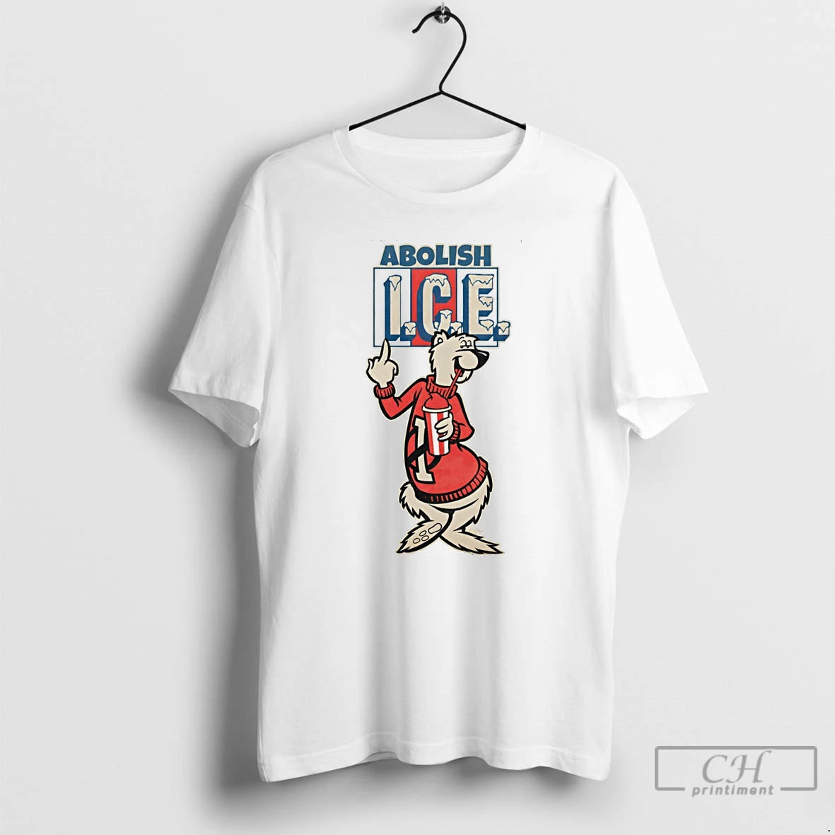 Premium Bears Middle Finger Abolish Ice Vintage T-Shirts, Hoodie, Sweatshirt | RetroVerseTees.com