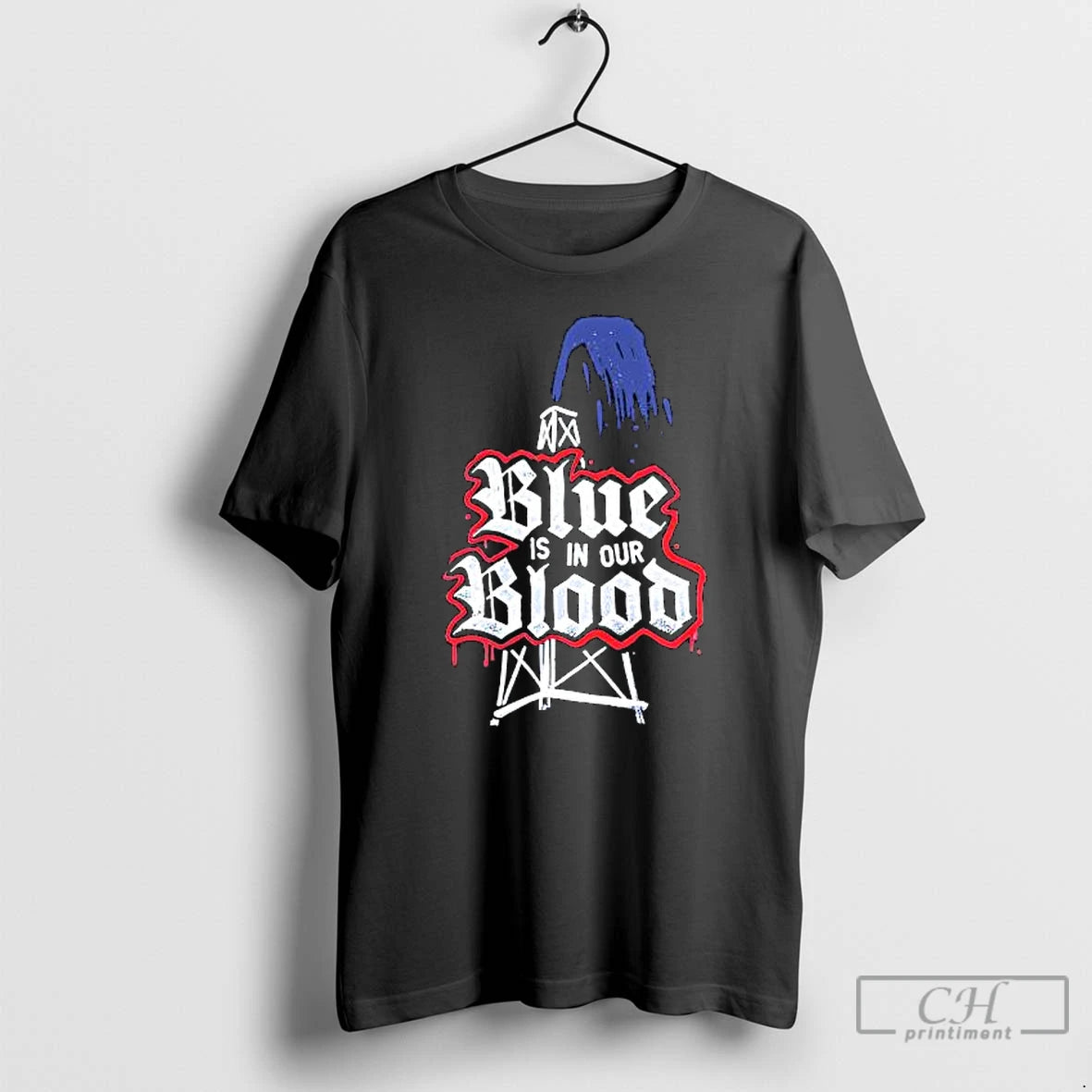 Premium Blue Is In Our Blood T-Shirts, Hoodie, Sweatshirt | RetroVerseTees.com