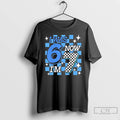 Premium Blue Checkered Birthday Boy I Was 6 Now Im 7 T-Shirts, Hoodie, Sweatshirt | RetroVerseTees.com