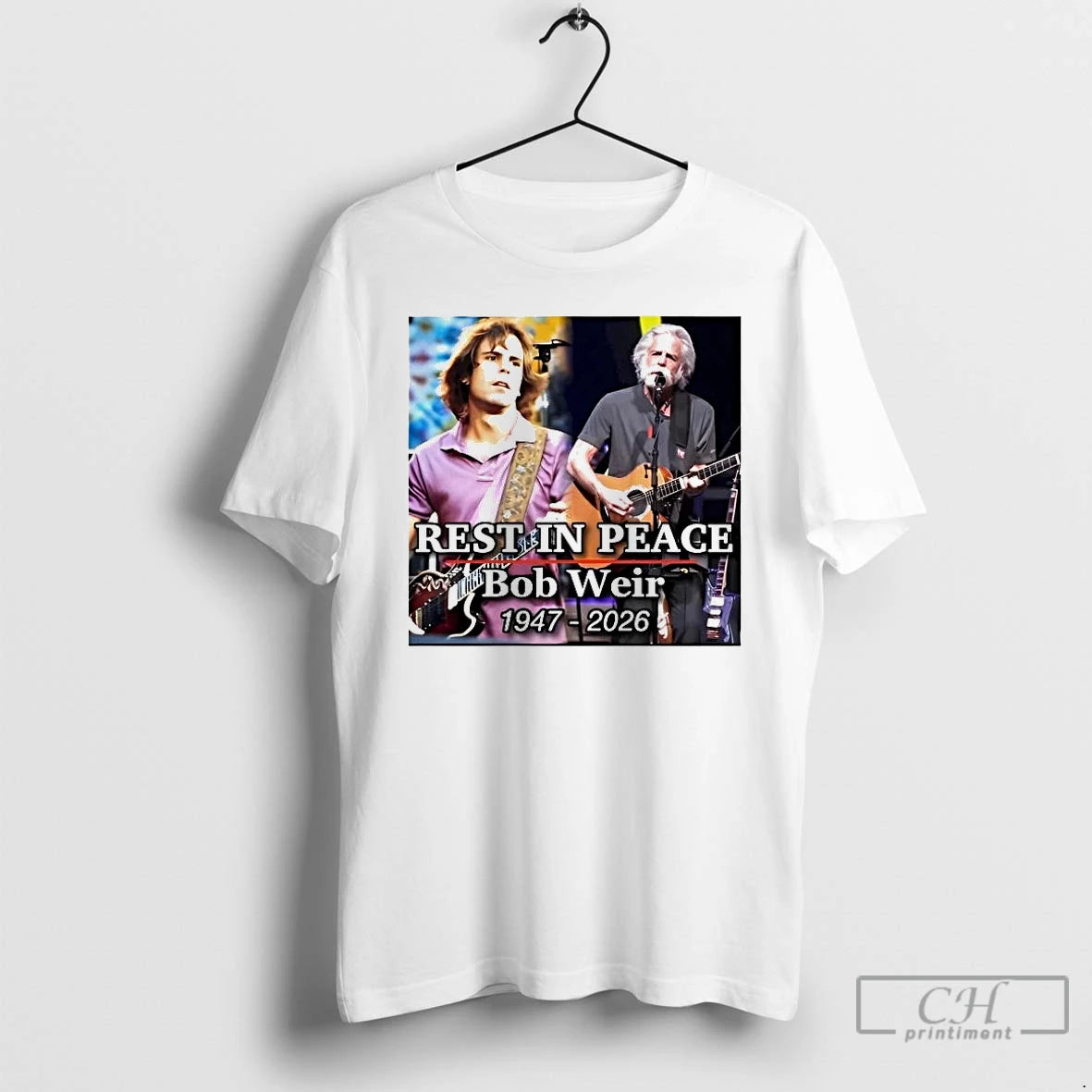 Premium Bob Weir Rest In Peace 1947 2026 T-Shirts, Hoodie, Sweatshirt | RetroVerseTees.com