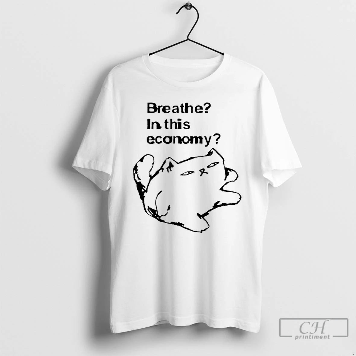 Premium Breathe Cat In This Economy T-Shirts, Hoodie, Sweatshirt | RetroVerseTees.com