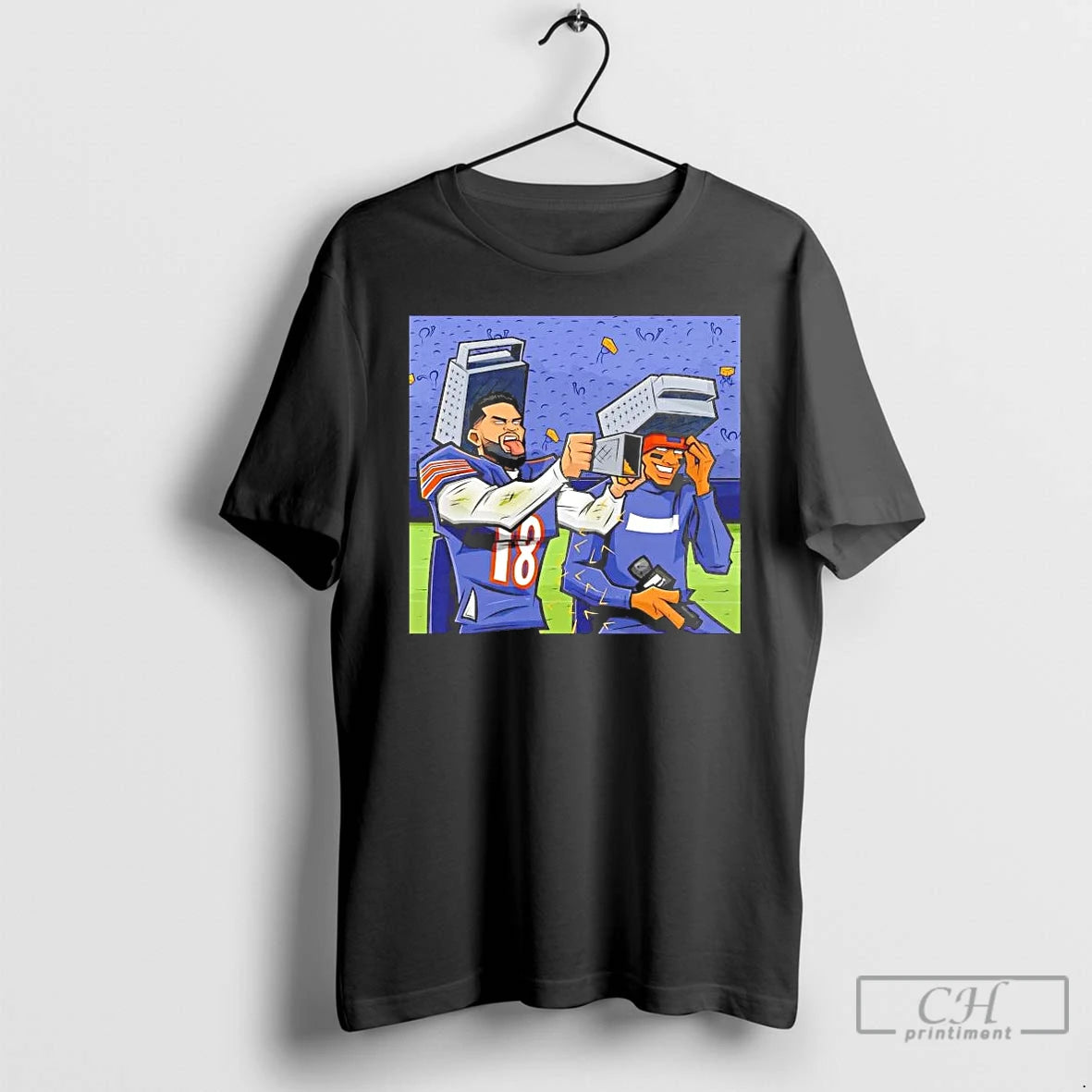 Premium Caleb Williams 2026 Trolling Packers Caricature T-Shirts, Hoodie, Sweatshirt | RetroVerseTees.com