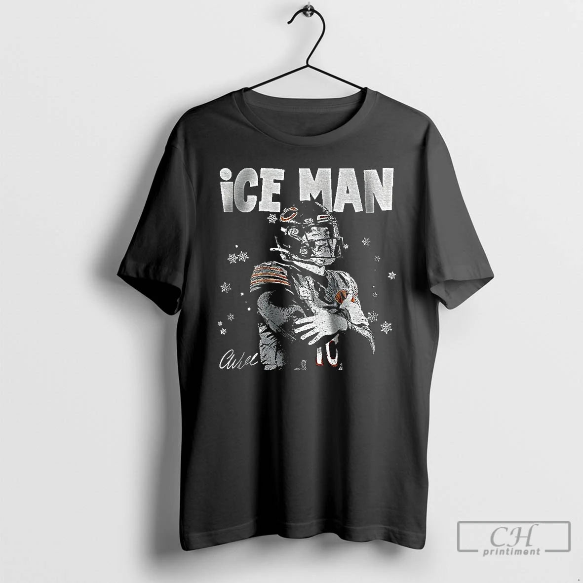 Premium Caleb Williams Football Vintage Ice Man Chicago Football Signature T-Shirts, Hoodie, Sweatshirt | RetroVerseTees.com