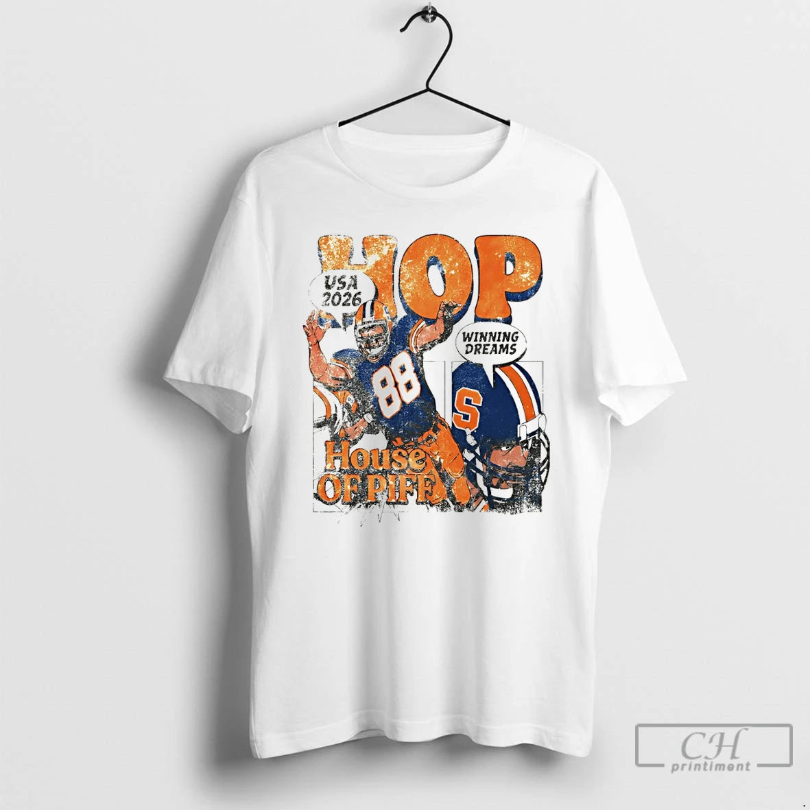 Premium Cam Syracuse Football Hop Usa 2026 Winning Dreams House Of Piff Vintage T Shirts Hoodie, Sweatshirt