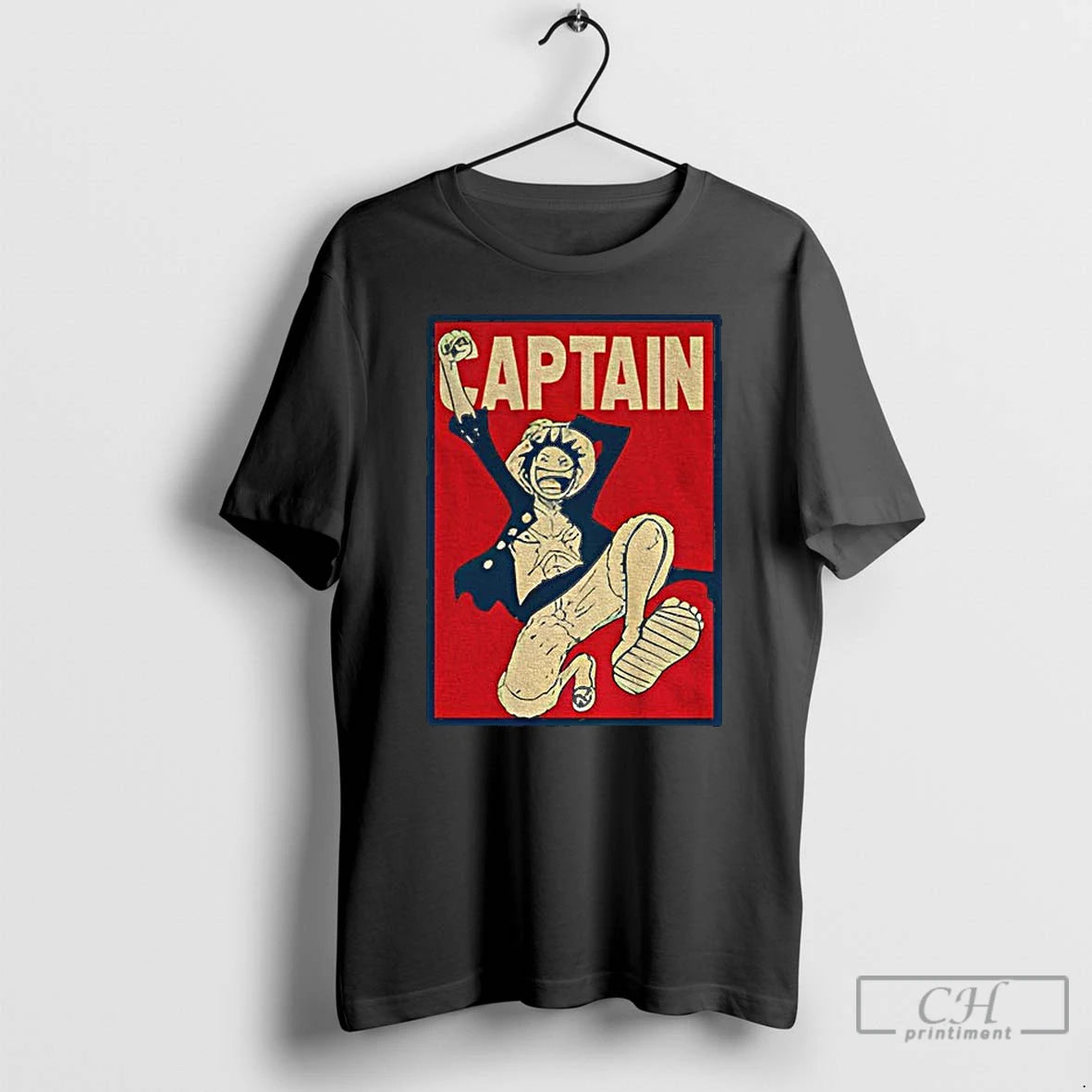 Premium Captain Monkey D Luffy Anime T-Shirts, Hoodie, Sweatshirt | RetroVerseTees.com