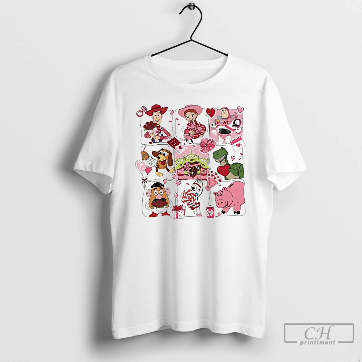 Premium Cartoon Movie Pink Heart Valentine Coquette Valentines Day T-Shirts, Hoodie, Sweatshirt | RetroVerseTees.com