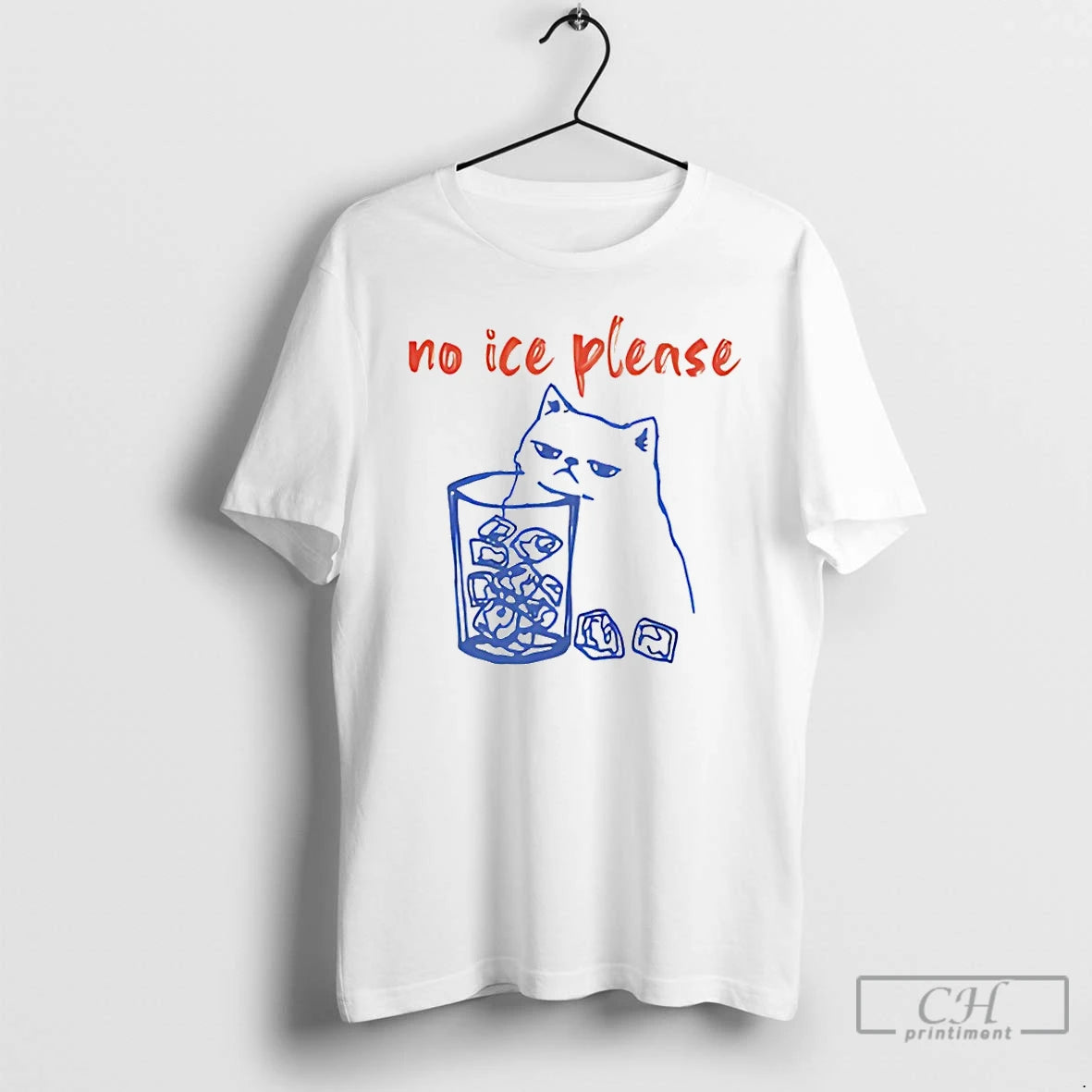 Premium Cat No Ice Please Anti Ice Political T-Shirts, Hoodie, Sweatshirt | RetroVerseTees.com