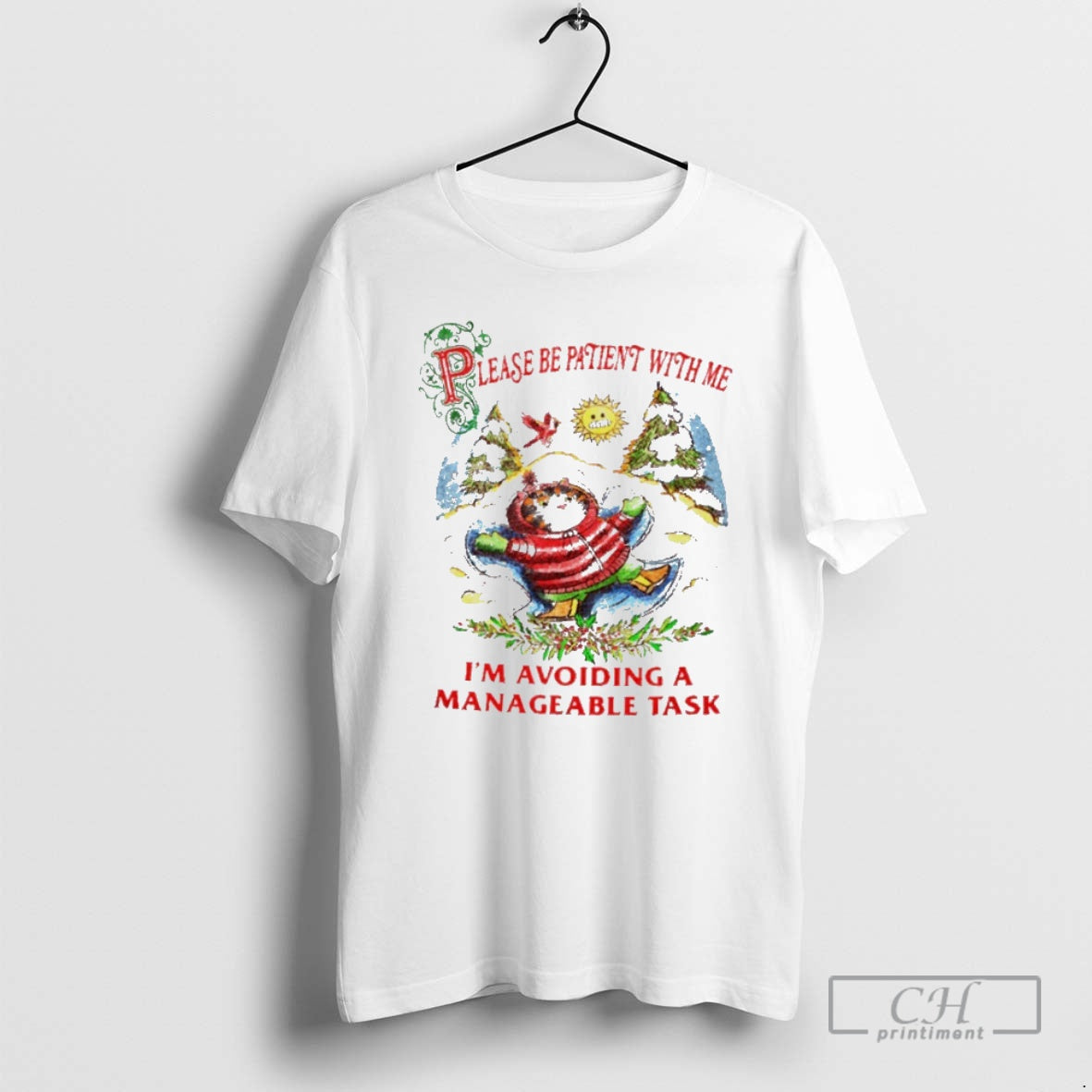 Premium Cat Please Be Patient With Me Im Avoiding A Manageable Task Shirt Sweater