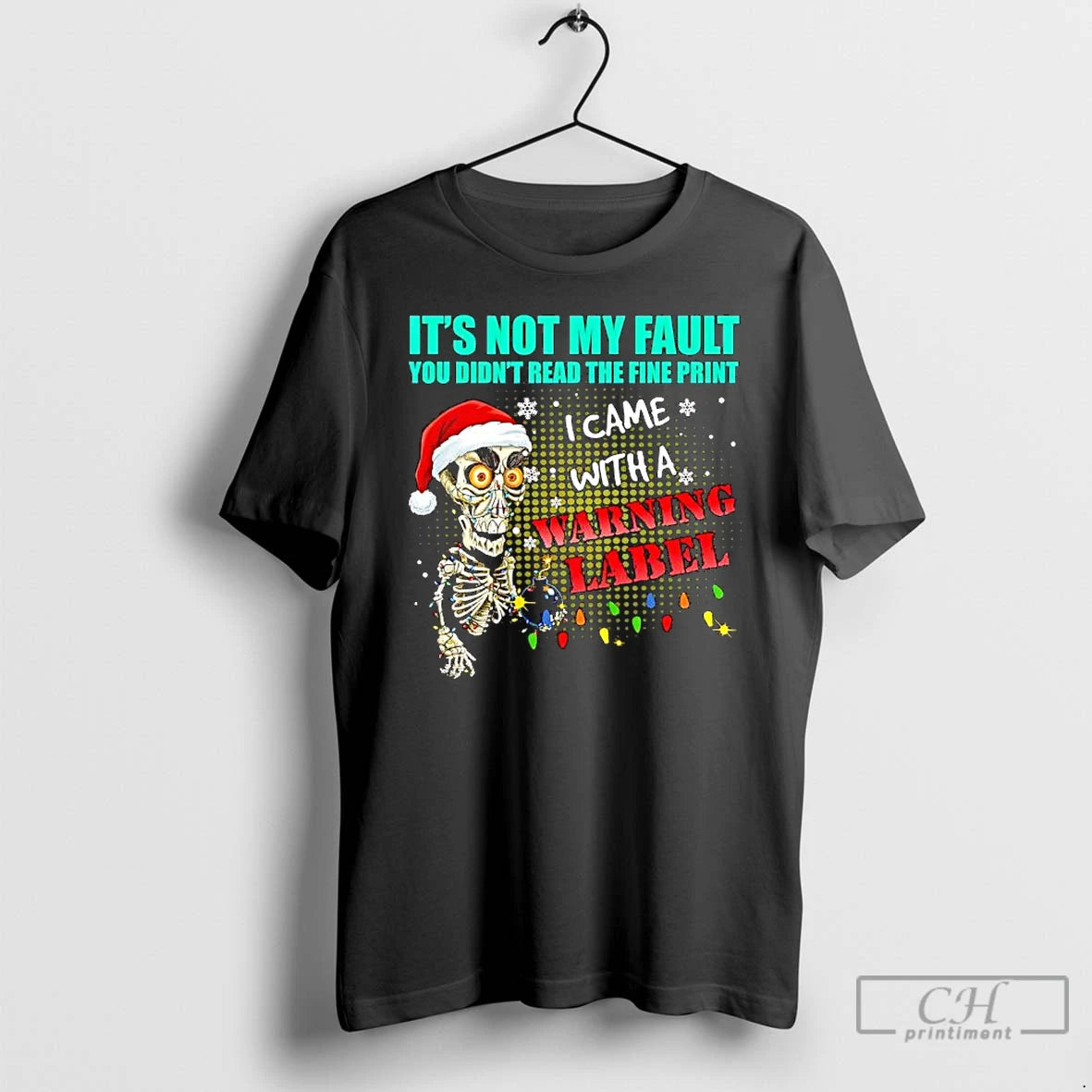 Premium Christmas Dead Bomb Its Not My Fault You Didnt Read The Fine Print T-Shirts, Hoodie, Sweatshirt | RetroVerseTees.com
