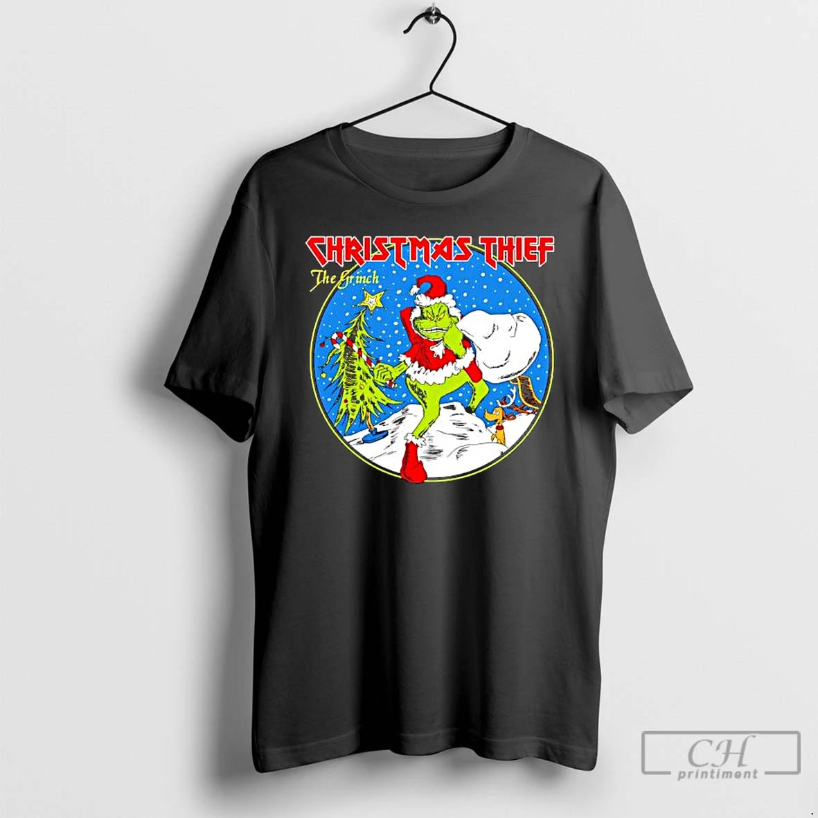 Premium Christmas Thief The Grinch Trends Stylish T-Shirts, Hoodie, Sweatshirt | RetroVerseTees.com