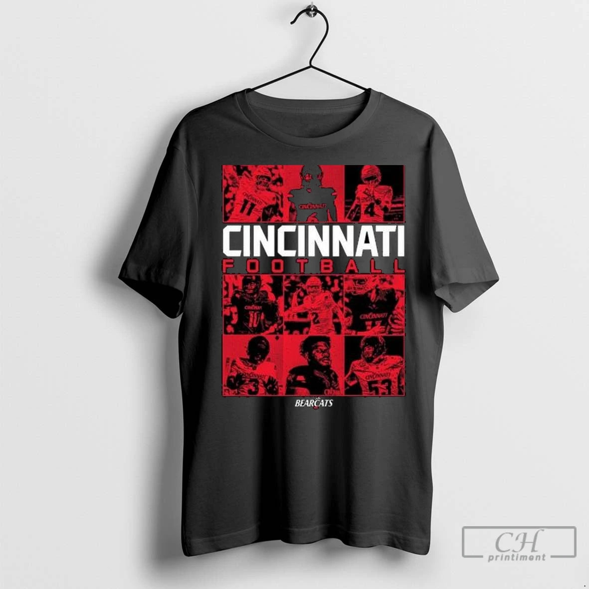 Premium Cincinnati Bearcats Football Playmakers 2025 Nil Circle Black