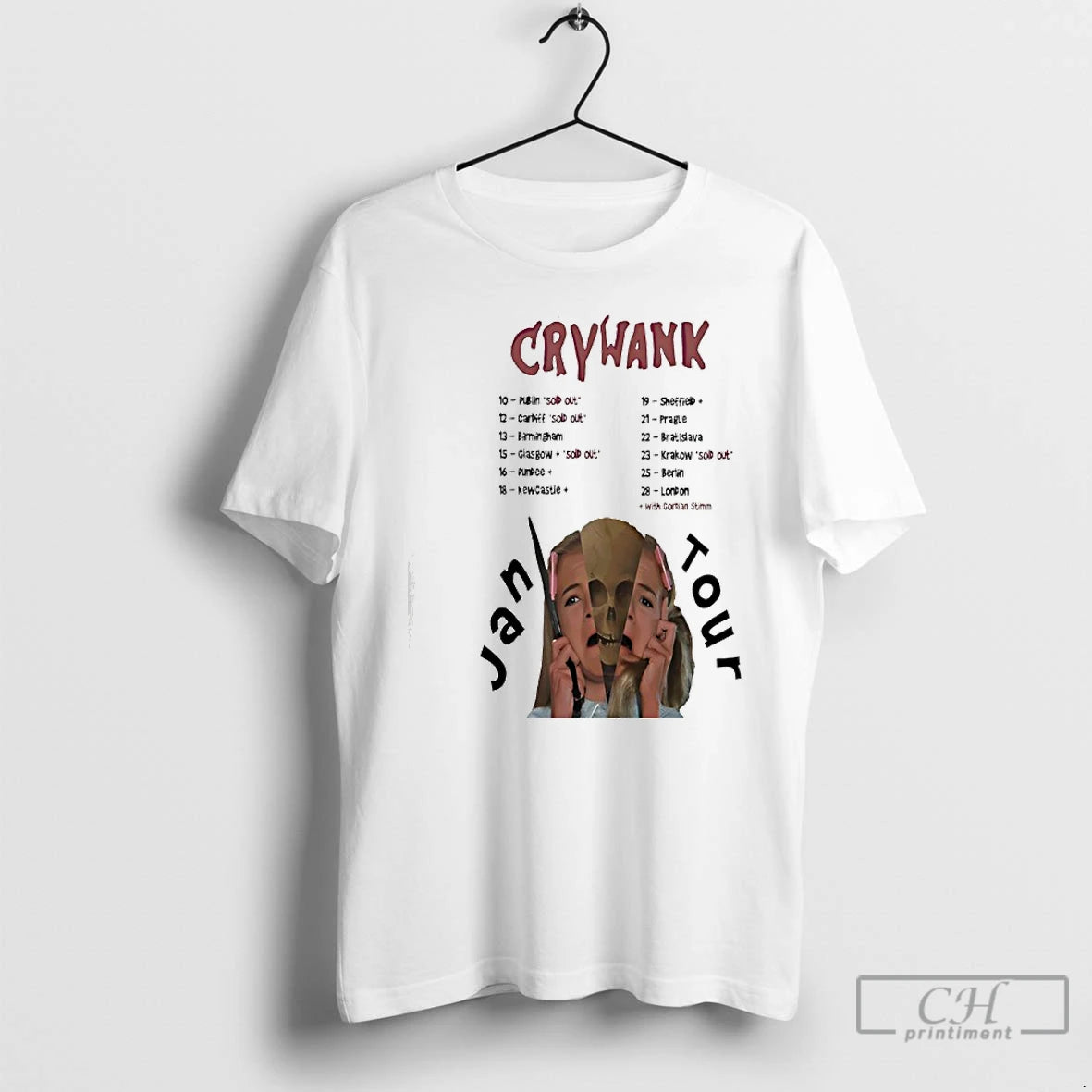 Premium Crywank January 2026 Shows Tour T-Shirts, Hoodie, Sweatshirt | RetroVerseTees.com