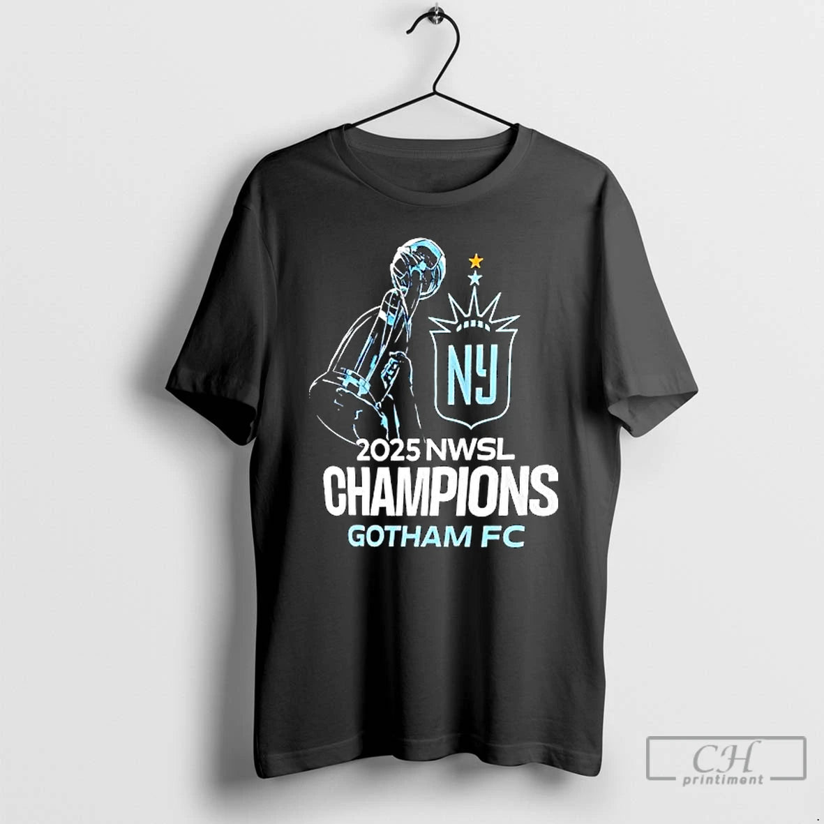 Premium Cup Gotham Fc 2025 Nwsl Champions T-Shirts, Hoodie, Sweatshirt | RetroVerseTees.com