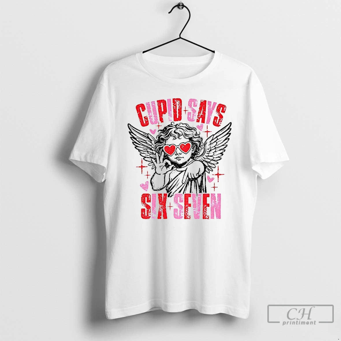 Premium Cupid Days 67 Love Graphic Valentines Day T-Shirts, Hoodie, Sweatshirt | RetroVerseTees.com