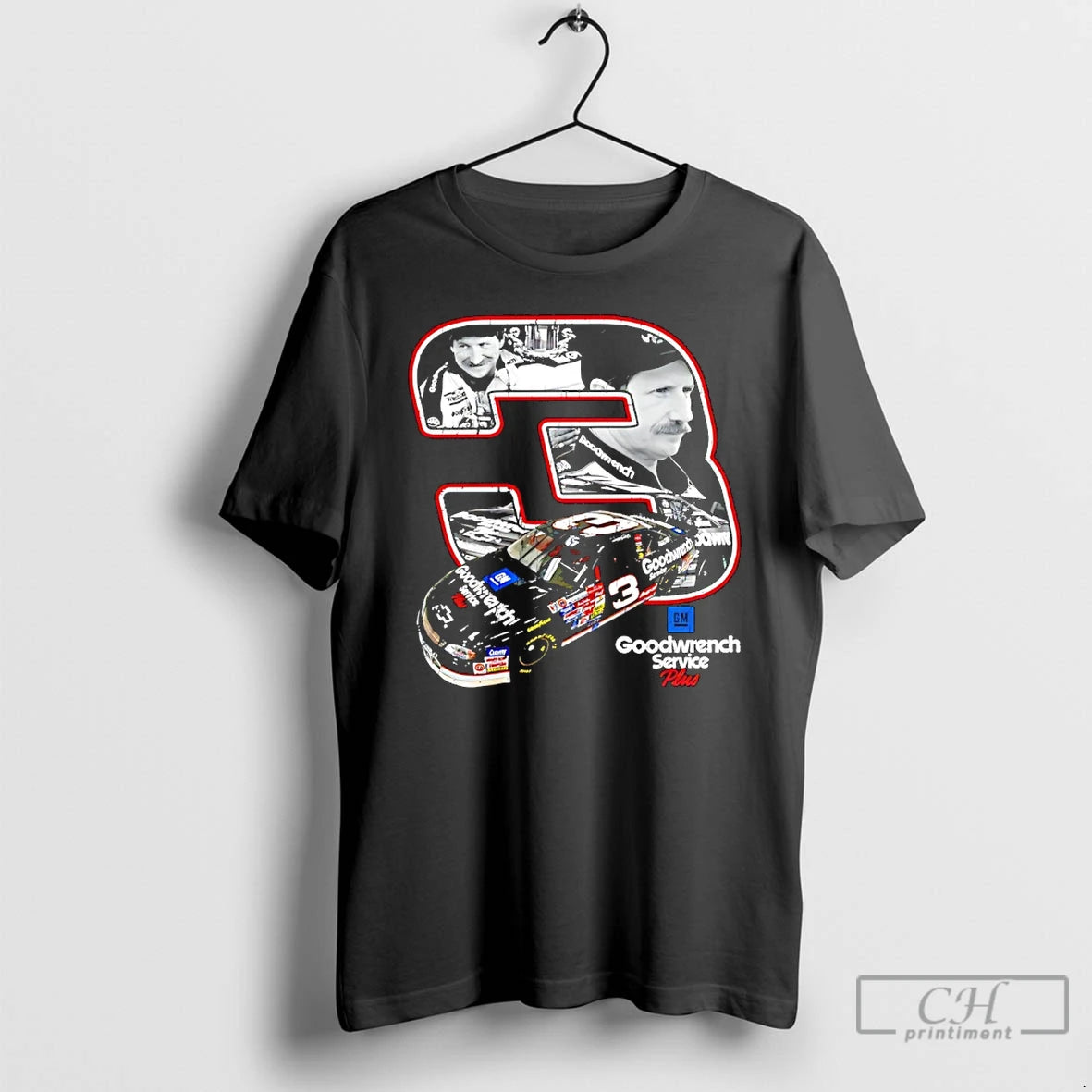 Premium Dale Earnhardt Number 3 Nascar Racing Car T-Shirts, Hoodie, Sweatshirt | RetroVerseTees.com
