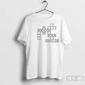 Death Cab Cutie Crossword Circle White Unisex T-shirt, Sweatshirt, Hoodie (1)