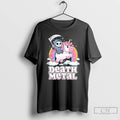 Premium Death Metal Grim Reaper Riding Unicorn Cartoon T-Shirts, Hoodie, Sweatshirt | RetroVerseTees.com