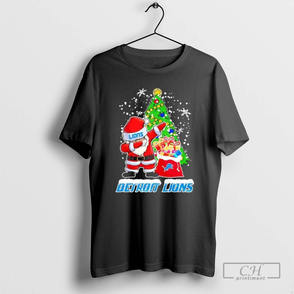 Premium Detroit Lions Happy Holiday Christmas Shirt Sweater