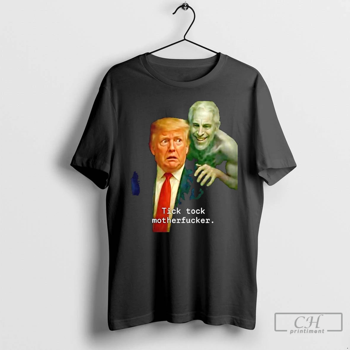Premium Donald Trump And Jeffrey Epstein Tick Tock Motherfucker T-Shirts, Hoodie, Sweatshirt | RetroVerseTees.com