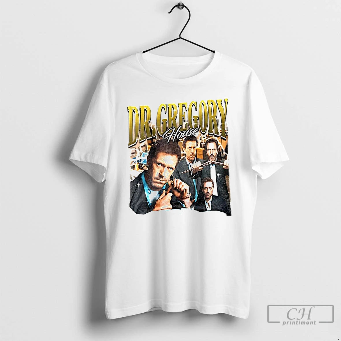 Premium Dr Gregory House Hugh Laurie Graphic T-Shirts, Hoodie, Sweatshirt | RetroVerseTees.com