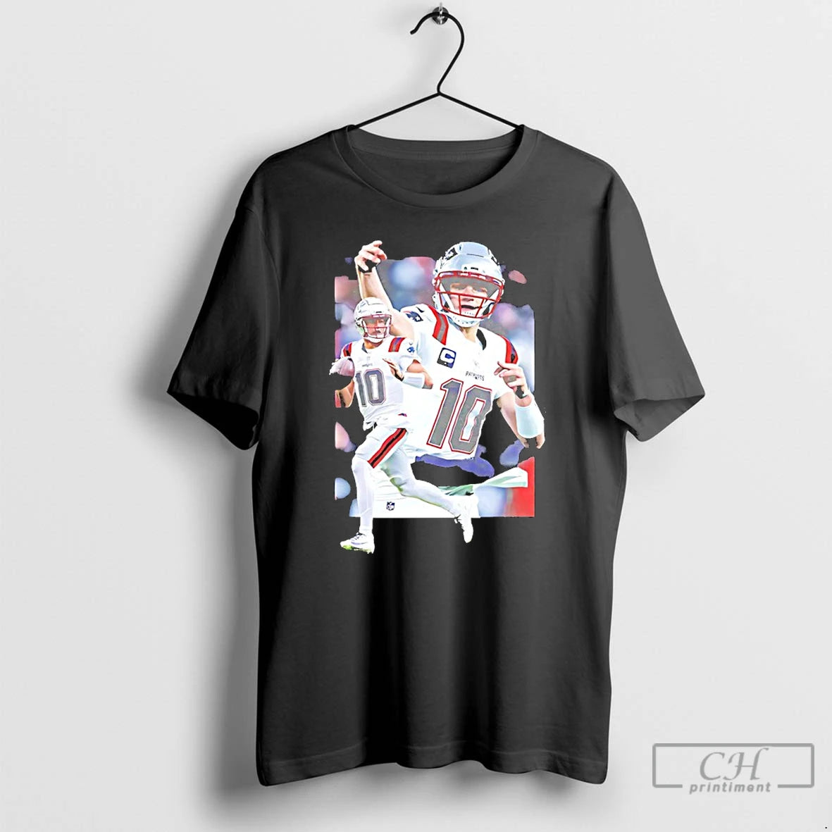 Premium Drake Maye New England Football Photo Vintage T-Shirts, Hoodie, Sweatshirt | RetroVerseTees.com