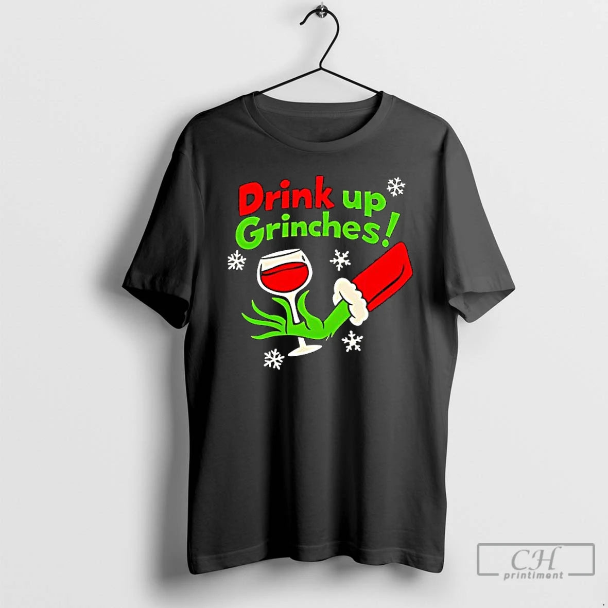 Premium Drink Up Grinches Christmas Trends Stylish T-Shirts, Hoodie, Sweatshirt | RetroVerseTees.com