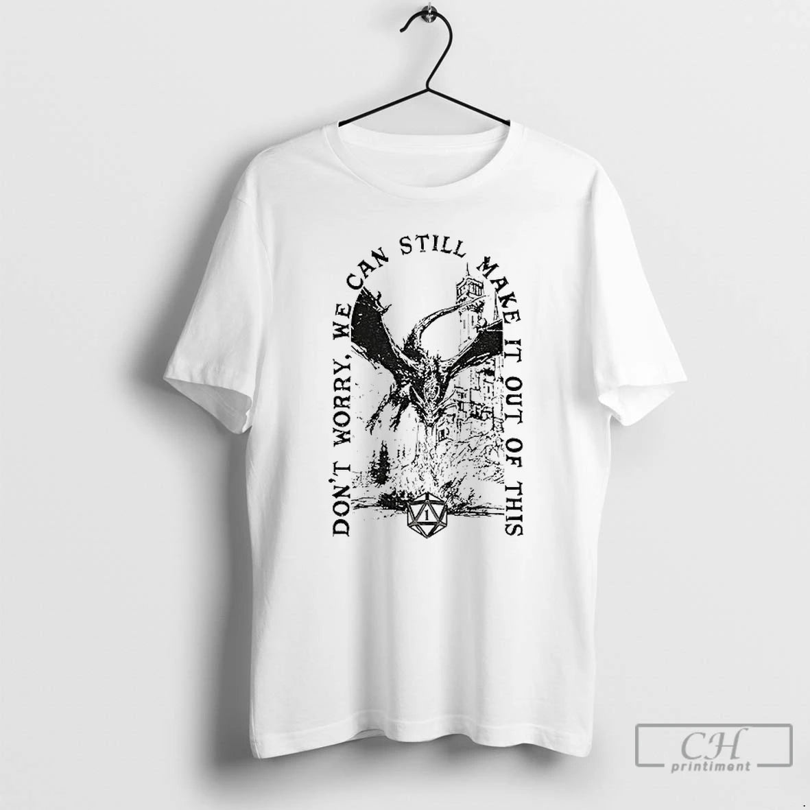 Premium Dungeons And Dragons Dont Worry We Can Still Make It Out Of This T-Shirts, Hoodie, Sweatshirt | RetroVerseTees.com